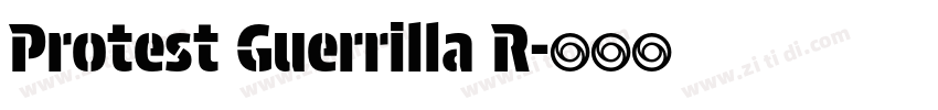 Protest Guerrilla R字体转换